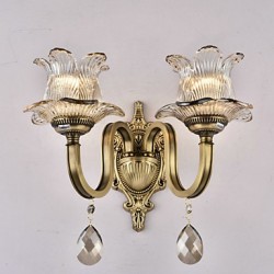 60 E12/E14 Rustic/Lodge Brass Feature for Mini Style ,Uplight Wall Sconces Wall Light