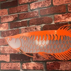 Modern 15W LED Wall LightsFish Shape Simplicity Style Acrylic Lighting Living Room Hallway Bedroom Hotel Rooms Decoration lighting