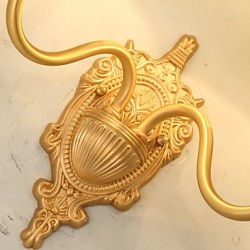 E12/E14 Simple Country Traditional/Classic Brass Feature for Mini Style Bulb IncludedUplight Wall Sconces Wall Light Pu