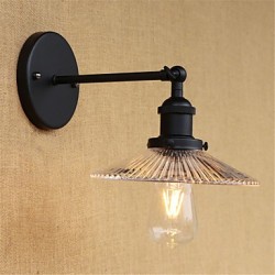 40W E26/E27 Country Retro Painting Feature for Mini Style Bulb Included Eye Protection Ambient Light Wall Sconces