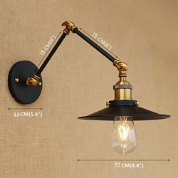 4W LED Bulb E27 Wall Sconce Brass Vintage Industrial Wall Lamp Light Home Lighting Indoor Decor Wall Sconce