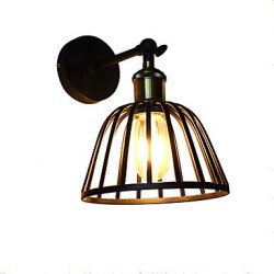 4W E27 Led Light Painted Steel Wall Lamp Dumb Black American Coffee Decoration Retro Wall Light Lightsaber Lamp On Wall