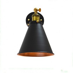 4W E27 Led Light Buzz Paint Single Wall Iron Wall Lamp Dumb Black Lightsaber Lamp On Wall