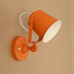 5w E26/E27 Country Retro Painting Feature Adjustable for LED Swing Arm Bulb Included Eye Protection Downlight LED Wall Lights Wall Light