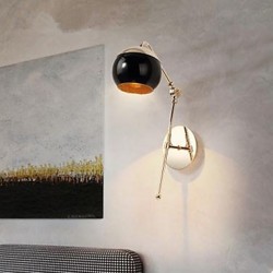 Modern Minimalism Creative Wall Lamp Sitting Room Bedroom Study Character Of The Glass Designer Wall Lamp