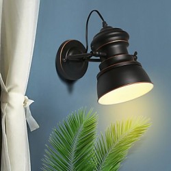 Vintage Metal Wall Sconces Industrial Wall Light Simplicity Lamp for Cafe Club Bar Lighting