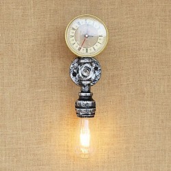 40W E26/E27 Simple Country Retro Painting Feature for Mini Style Bulb Included,Ambient Light Wall Sconces Wall Light