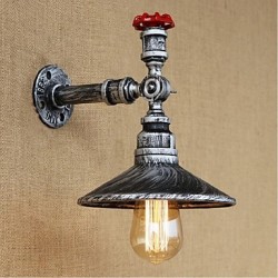 40W E27 BG147 Rustic/Lodge Painting Feature for Bulb IncludedAmbient Light Wall Sconces Wall Light Silver