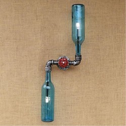 6W E27 BGB005 Rustic/Lodge Brass Feature for Bulb IncludedAmbient Light Wall Sconces Wall Light Blue