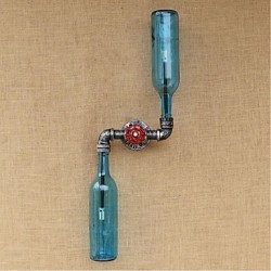 6W E27 BGB005 Rustic/Lodge Brass Feature for Bulb IncludedAmbient Light Wall Sconces Wall Light Blue