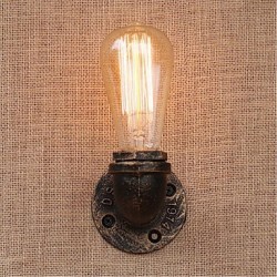 40W E27 BG804 Nostalgia Simple Water Pipe Decorative Small Wall Lamp Wall Light