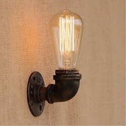 40W E27 BG804 Nostalgia Simple Water Pipe Decorative Small Wall Lamp Wall Light