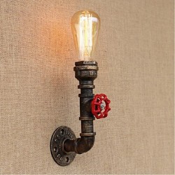 40W E27 BG813 Nostalgia Simple Water Pipe Decorative Small Wall Lamp Wall Light