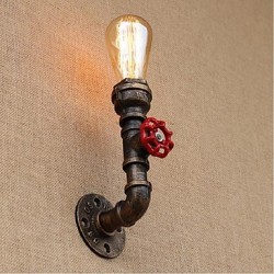 40W E27 BG813 Nostalgia Simple Water Pipe Decorative Small Wall Lamp Wall Light