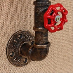 40W E27 BG813 Nostalgia Simple Water Pipe Decorative Small Wall Lamp Wall Light