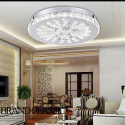 Crystal Flush Mount/LED Modern/Contemporary Living/Bed/Dining/Study/Office/Kids/Hallway Metal