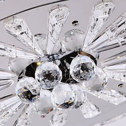 Crystal Flush Mount/LED Modern/Contemporary Living/Bed/Dining/Study/Office/Kids/Hallway Metal