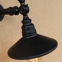 40W E27 Rustic/Lodge Painting Feature for Bulb IncludedAmbient Light Wall Sconces Wall Light Black