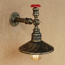 Retro Restaurant Edison Industrial Hoses Single Head Adornment Wall Lamp