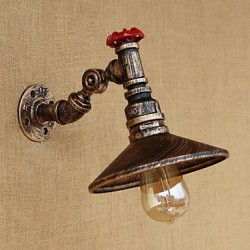 40W E27 Country Retro Painting Feature for Mini Style Bulb IncludedRotatable Light Swing Arm Lights Wall Light