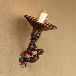 40W E27 Country Retro Painting Feature for Mini Style Bulb IncludedRotatable Light Swing Arm Lights Wall Light