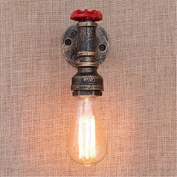 40W E27 BG805 Nostalgia Simple Water Pipe Decorative Small Wall Lamp Wall Light