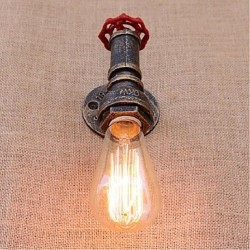 40W E27 BG805 Nostalgia Simple Water Pipe Decorative Small Wall Lamp Wall Light