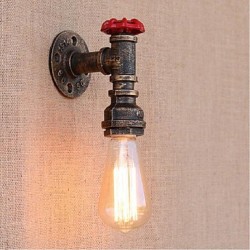 40W E27 BG805 Nostalgia Simple Water Pipe Decorative Small Wall Lamp Wall Light