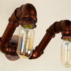 American Bar Xiang Bedroom Aisle Water Pipe Wall Lamp Retro Industrial Iron Wall Lamp