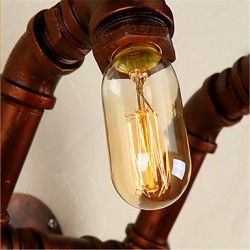 American Bar Xiang Bedroom Aisle Water Pipe Wall Lamp Retro Industrial Iron Wall Lamp