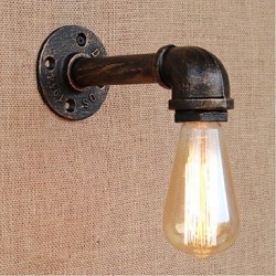 40W E27 BG808 Nostalgia Simple Water Pipe Decorative Small Wall Lamp Wall Light