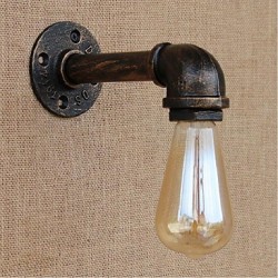 40W E27 BG808 Nostalgia Simple Water Pipe Decorative Small Wall Lamp Wall Light