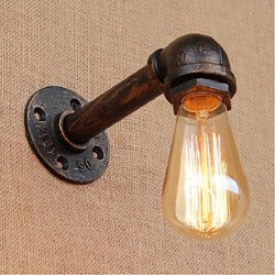 40W E27 BG808 Nostalgia Simple Water Pipe Decorative Small Wall Lamp Wall Light