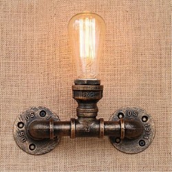 40W E27 BG809 Nostalgia Simple Water Pipe Decorative Small Wall Lamp Wall Light