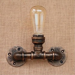 40W E27 BG809 Nostalgia Simple Water Pipe Decorative Small Wall Lamp Wall Light