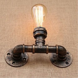 40W E27 BG809 Nostalgia Simple Water Pipe Decorative Small Wall Lamp Wall Light