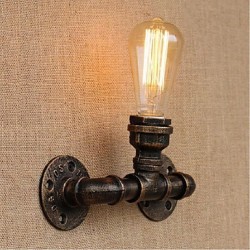 40W E27 BG809 Nostalgia Simple Water Pipe Decorative Small Wall Lamp Wall Light