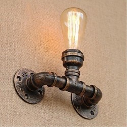 40W E27 BG809 Nostalgia Simple Water Pipe Decorative Small Wall Lamp Wall Light