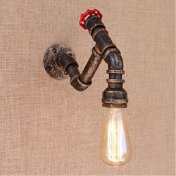 40W E27 BG821 Nostalgia Simple Water Pipe Decorative Small Wall Lamp Wall Light