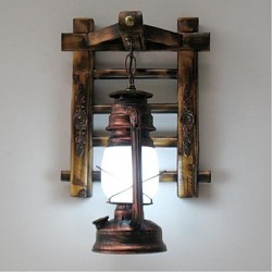 E26/E27 Chinese retro nostalgia creative lighting kerosene lamp lanterns Wall Sconces Wall Light