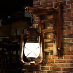 E26/E27 Chinese retro nostalgia creative lighting kerosene lamp lanterns Wall Sconces Wall Light