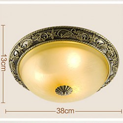 Flush Mount Mini Style / Bulb Included Traditional/Classic Living Room / Bedroom / Dining Room Resin