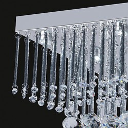 12W Artistic LED Ceiling Light in Crystal Beaded Design