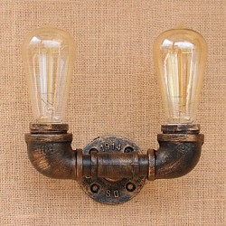 80 E26/E27 Country Retro Painting Feature for Mini Style Bulb Included,Ambient Light Wall Sconces Wall Light