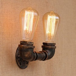 80 E26/E27 Country Retro Painting Feature for Mini Style Bulb Included,Ambient Light Wall Sconces Wall Light