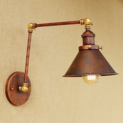 4W LED Bulb E27 Wall Sconce Brass Vintage Industrial Wall Lamp Light Home Lighting Indoor Decor Wall Sconce B032L