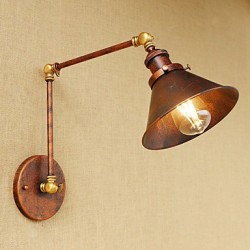 4W LED Bulb E27 Wall Sconce Brass Vintage Industrial Wall Lamp Light Home Lighting Indoor Decor Wall Sconce B032L