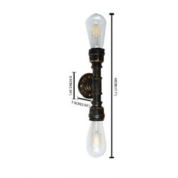 8 E27 Rustic/Lodge Traditional/Classic Antique Brass Feature for LED Bulb Included,Ambient Light Wall Sconces Wall Light