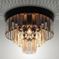 Max 60W Modern/Contemporary Crystal Metal Flush Mount Bedroom / Dining Room / Hallway