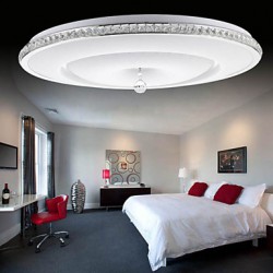 90~265V 21W Flush Mount Crystal / LED Modern/Contemporary Living Room/ Bedroom/ Dining Room/ Kids Room Metal Metal